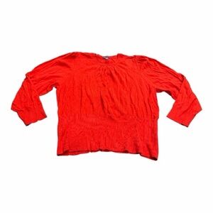 Vince Camuto Women’s Long Sleeve Sweater, Red, Size XXL